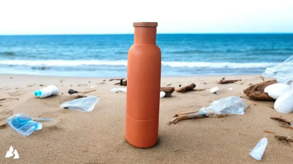 Forestrails clay water bottle