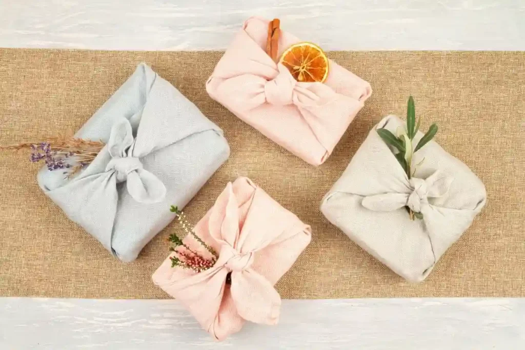 sustainable cloth gift wrappers