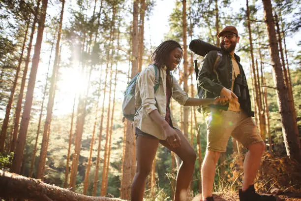 A couple on trek