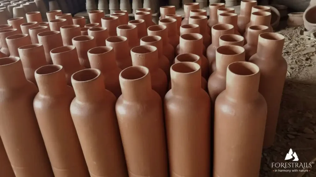 Drinking from clay water bottles is an ancient practice that offers modern-day benefits