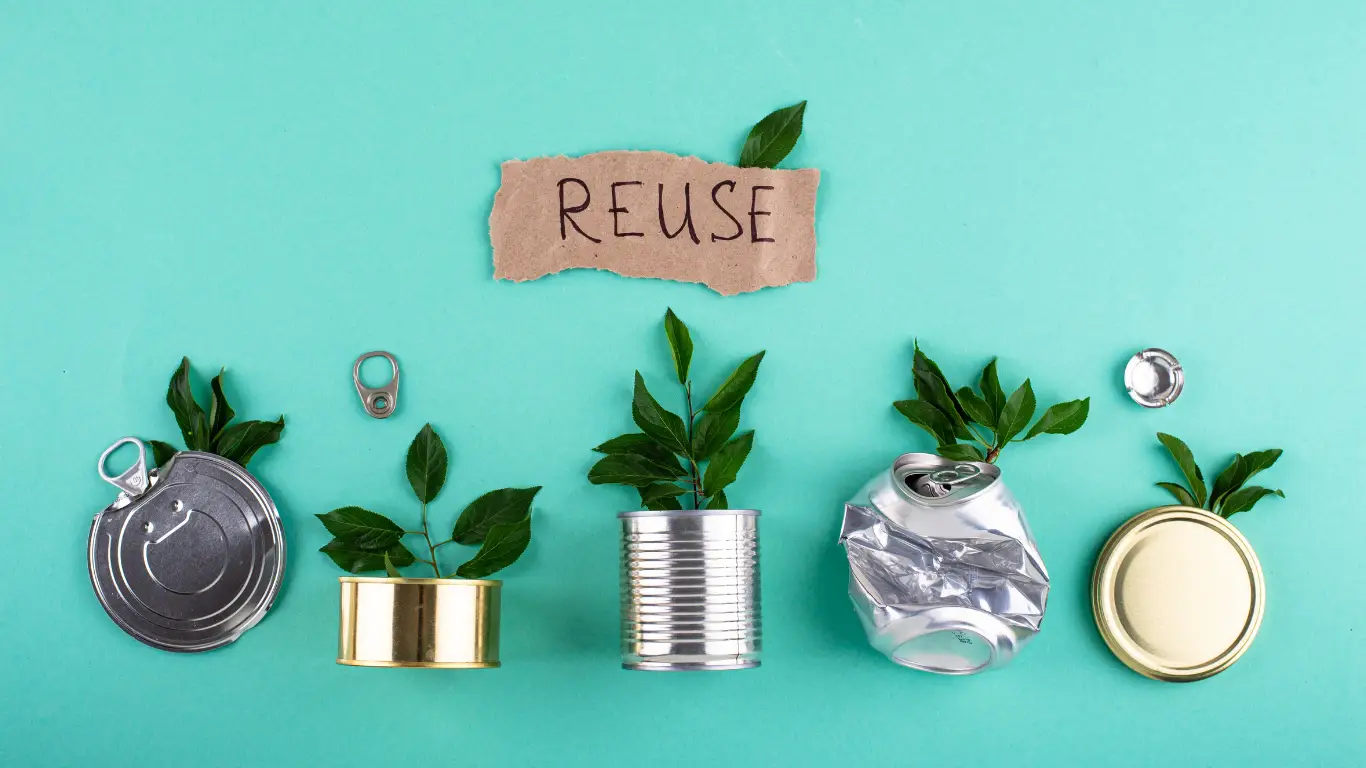 reduce plastic waste repurposed containers and reusable alternatives