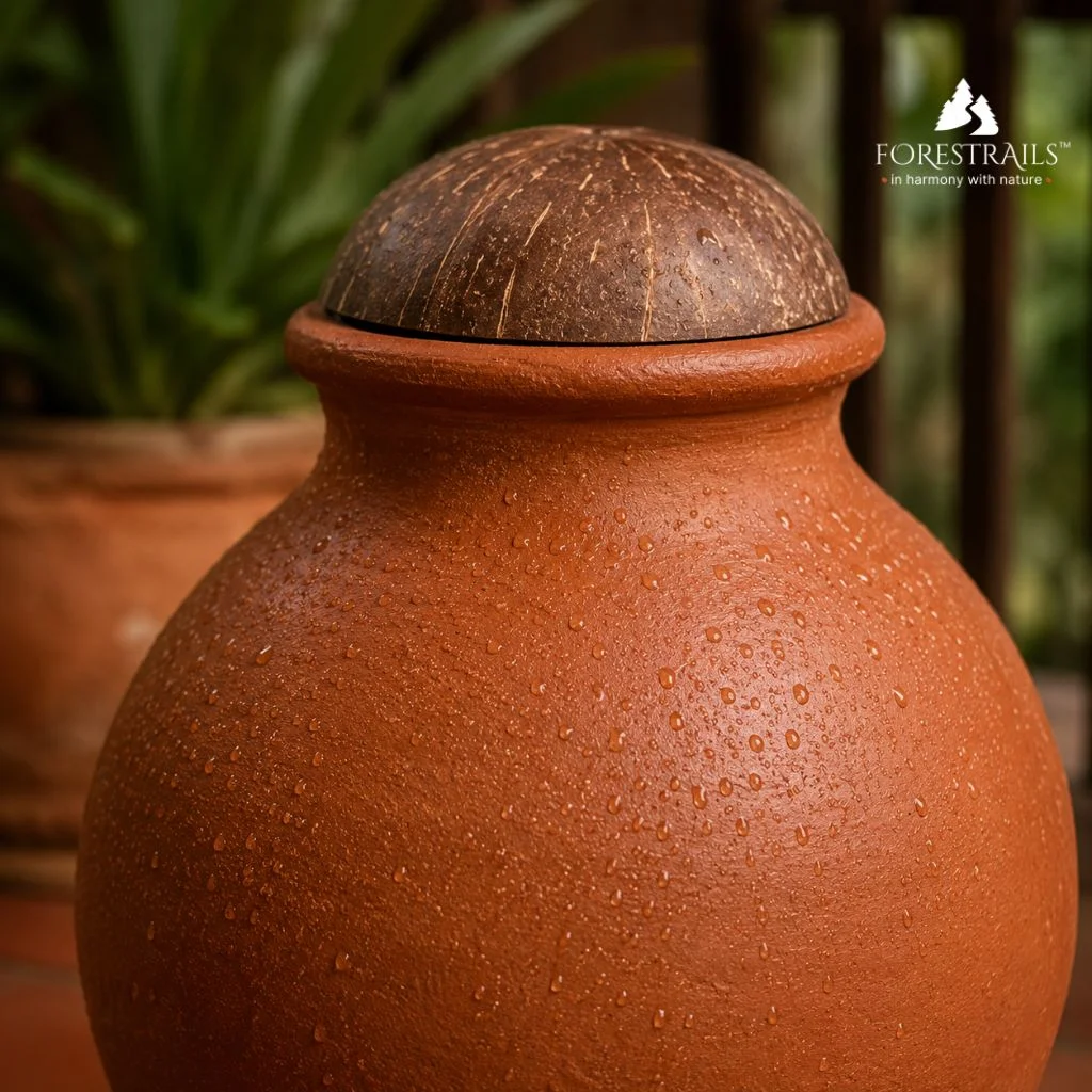 traditional clay vessels in Kerala for water storage