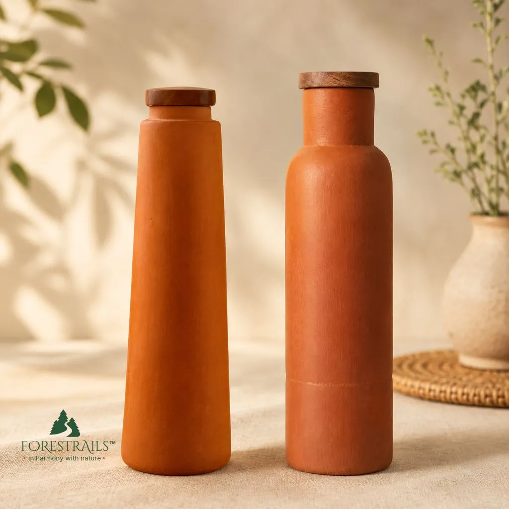 Clay bottle for everyday choice